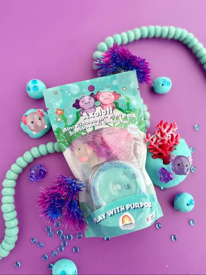 The Axolotl Mini Play Pack Tropical Punch Scented KidDough Play Kit 2 oz.