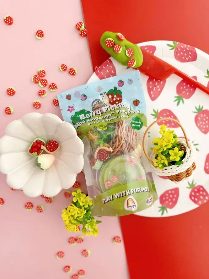 The Berry Picking Mini Play Pack Strawberry Shortcake Scented KidDough Play Kit 2 oz.