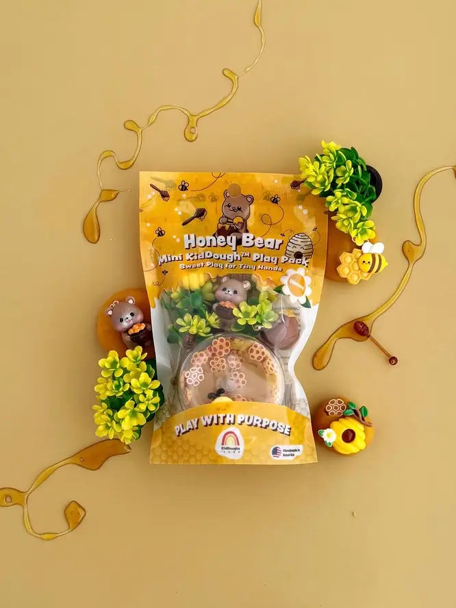 The Honey Bear Mini Play Pack Honey Scented KidDough Play Kit 2 oz.