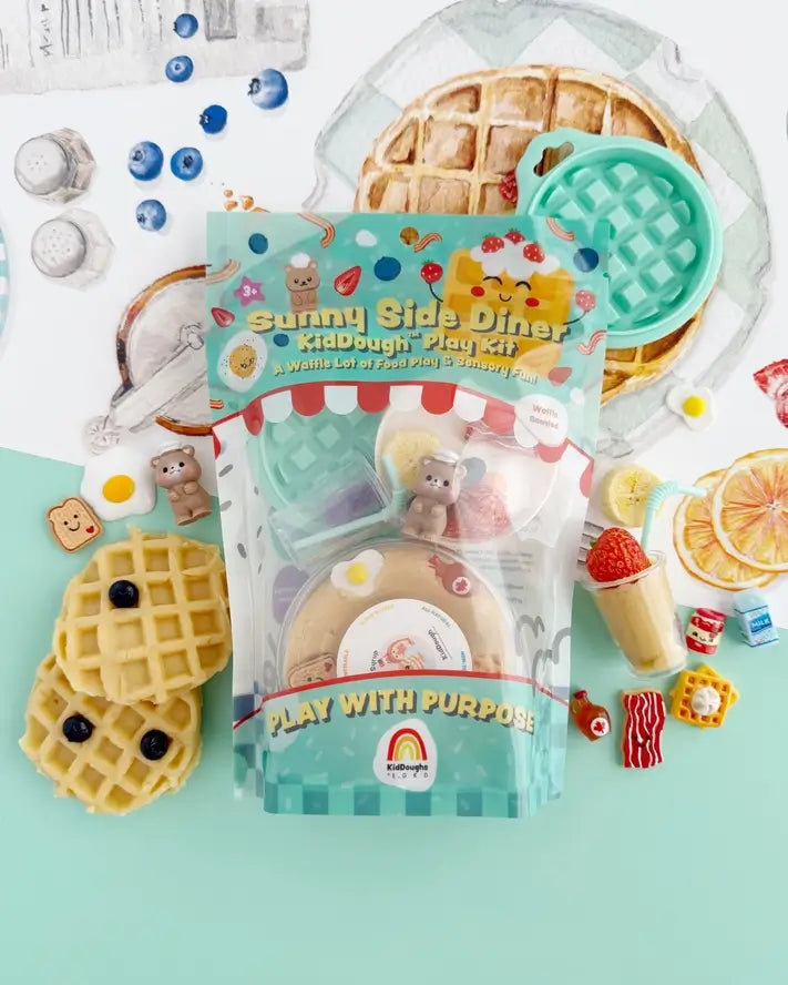 The Sunny Side Diner Pancakes and Syrup Scented KidDough Play Kit 8 oz.