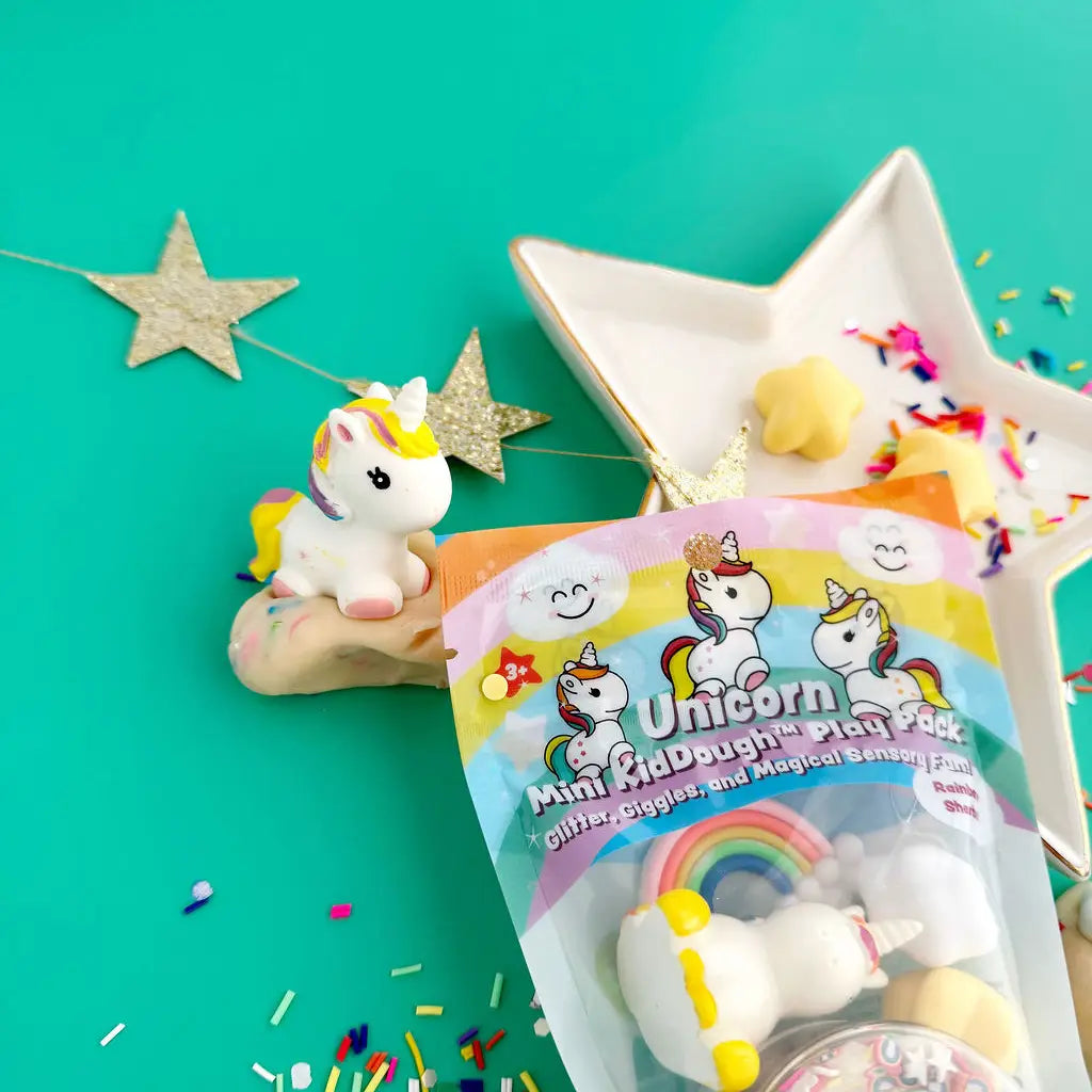 The Unicorn Mini Play Pack Vanilla Buttercream Scented KidDough Play Kit 2 oz.