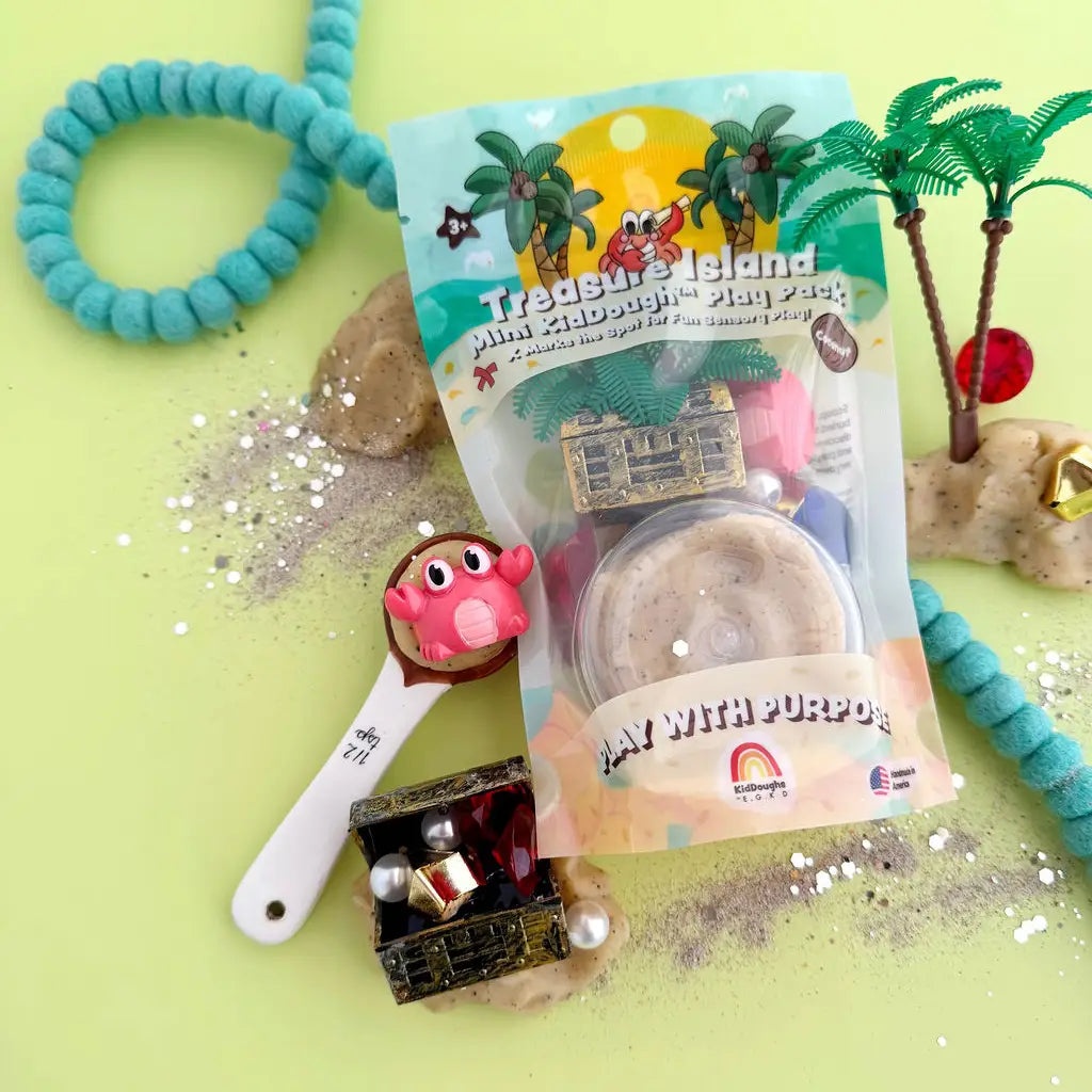 The Treasure Island Mini Play Pack Coconut Scented KidDough Play Kit 2 oz.