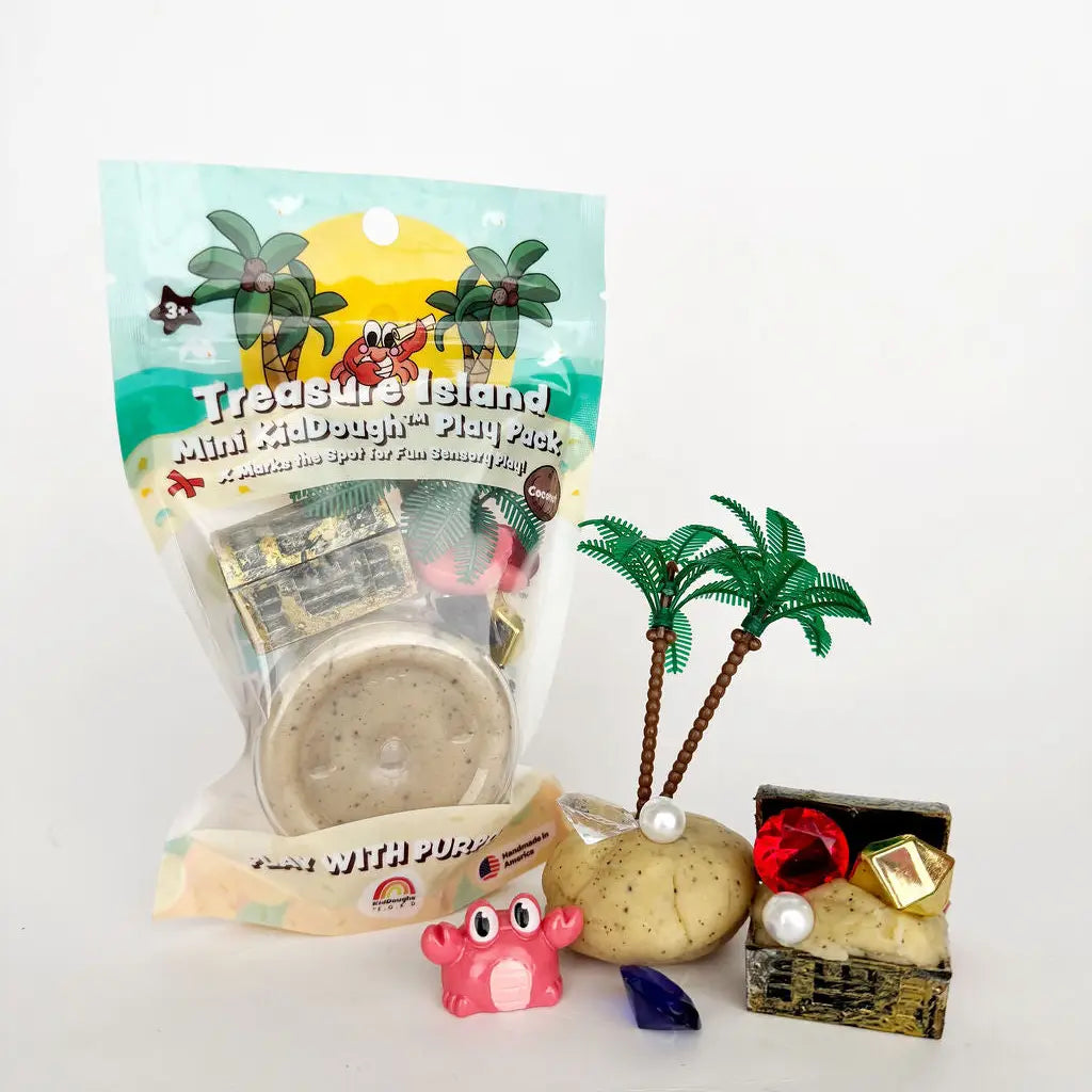 The Treasure Island Mini Play Pack Coconut Scented KidDough Play Kit 2 oz.