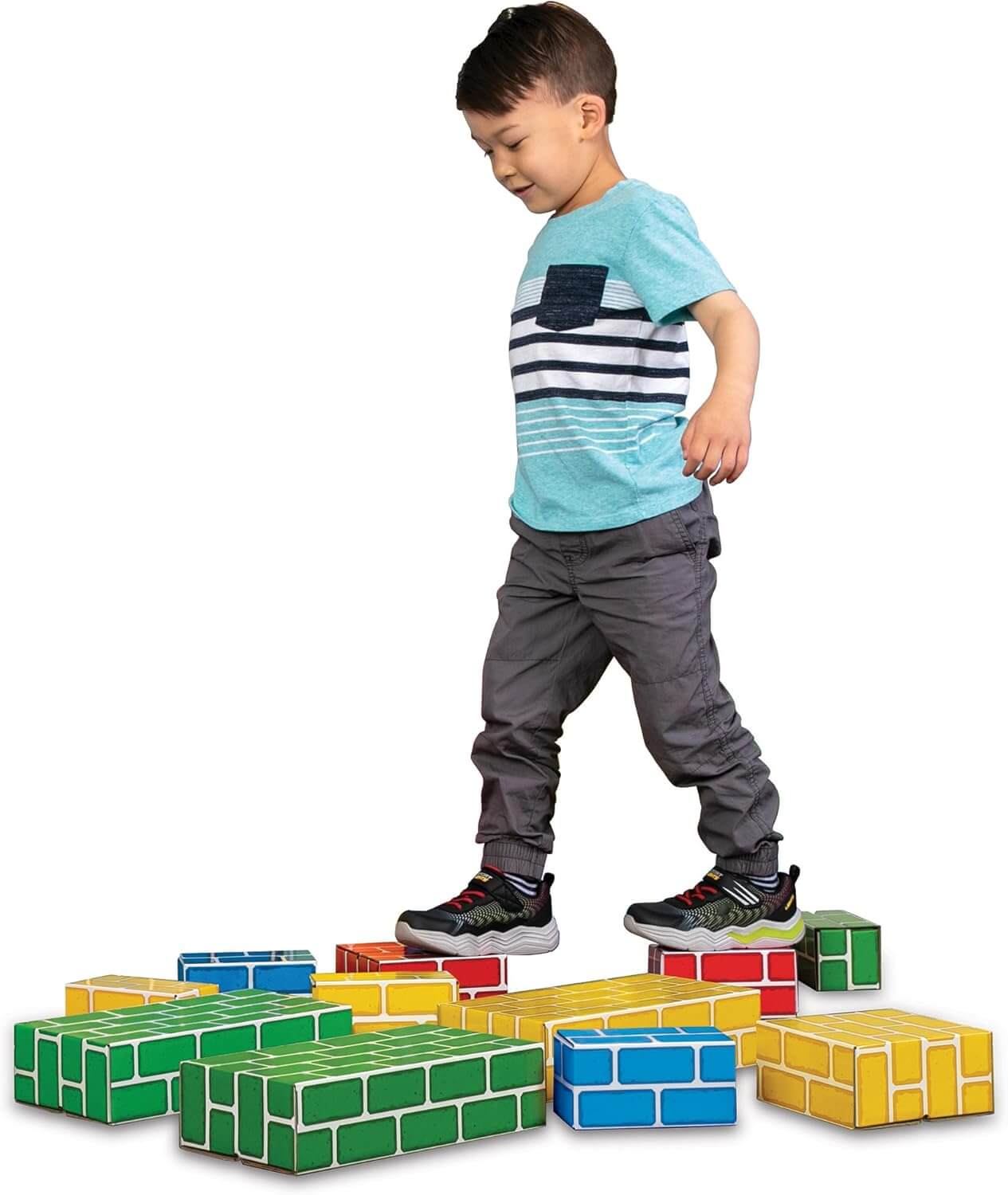 Easy-Stack Cardboard Blocks 24 Piece Set.