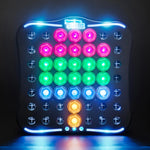 The light-up drill board lit up.