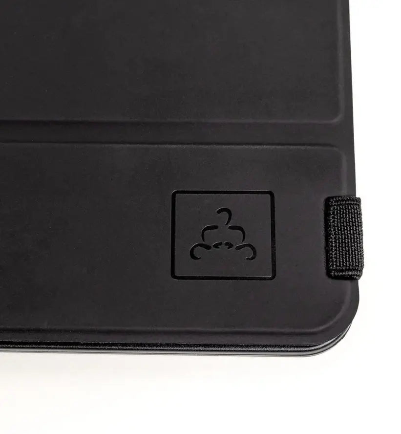The Buddha Board logo on the case for the Buddha Board Enso.