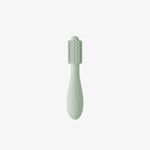 The back of the Sage ezpz Baby-Led Toothbrush.