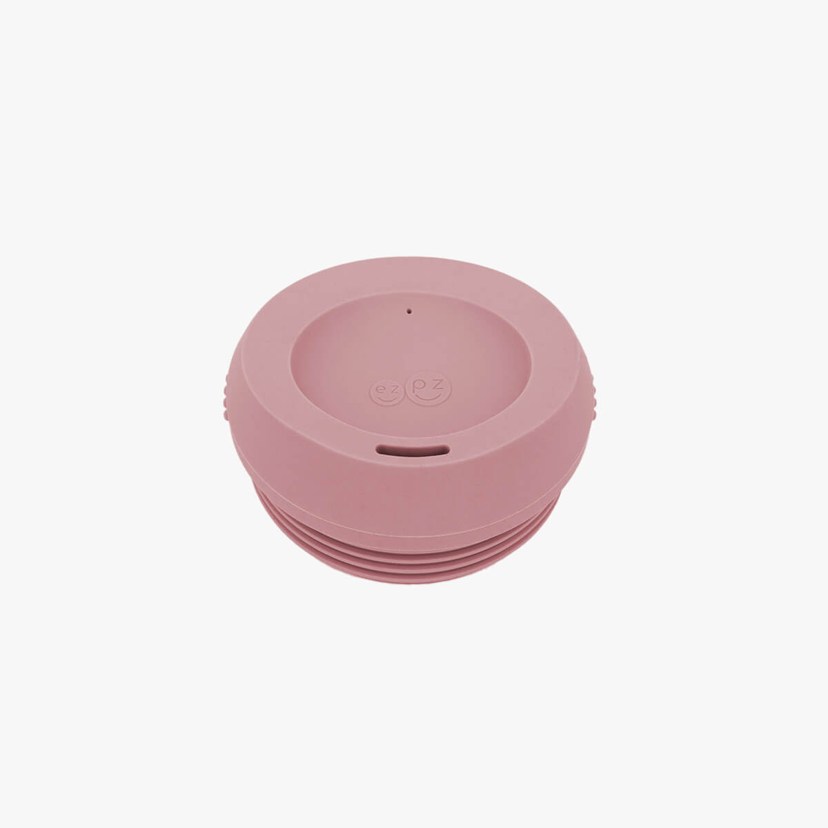 An angled look at the lid on the Blush 14 oz Cup + Lid.