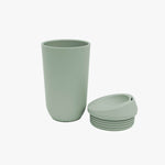 The Sage cup next to the lid.