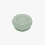 The Sage lid at an angle from the 14 oz Cup + Lid by ezpz.