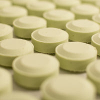 A spread of green Eucalyptus Mad Sass Soap Co Shower Steamers.