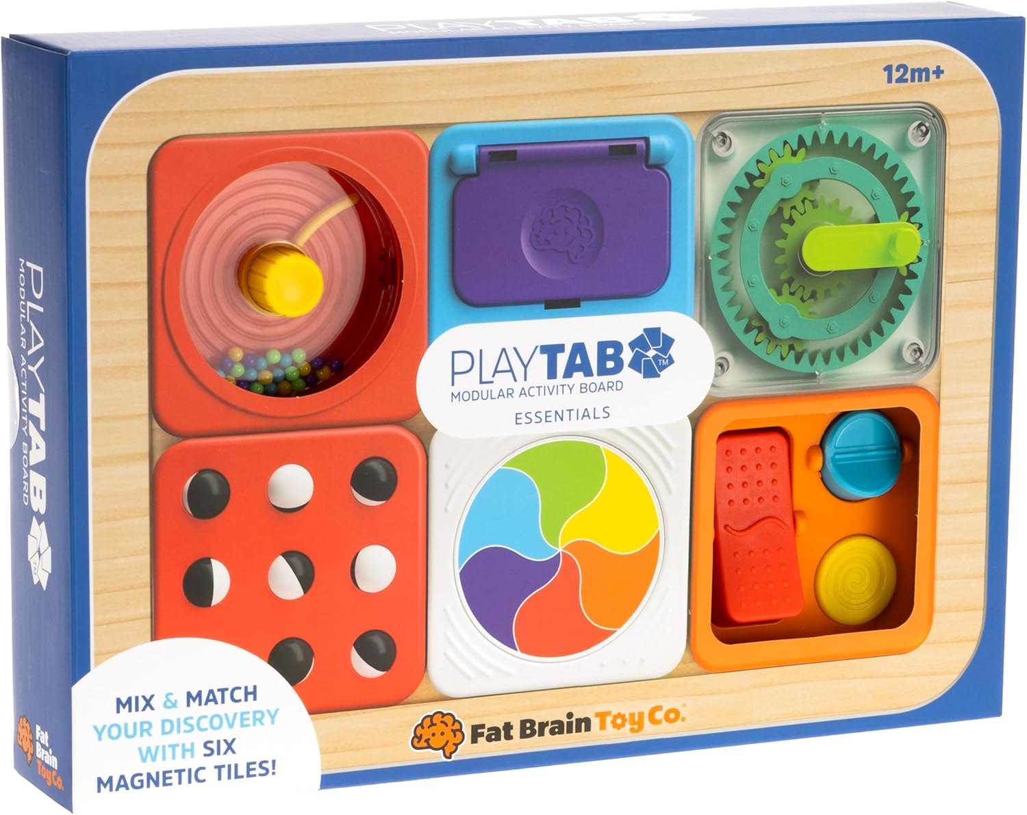 PlayTab Modular Sensory Activity Board - Fat Brain Toys