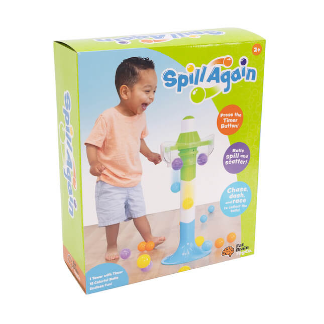 The product box for SpillAgain.