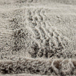 A close-up look at the texture of the Faux Chinchilla cover.