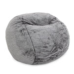 The Faux Chinchilla Bean Bag Convertible Bed - Queen Sized.