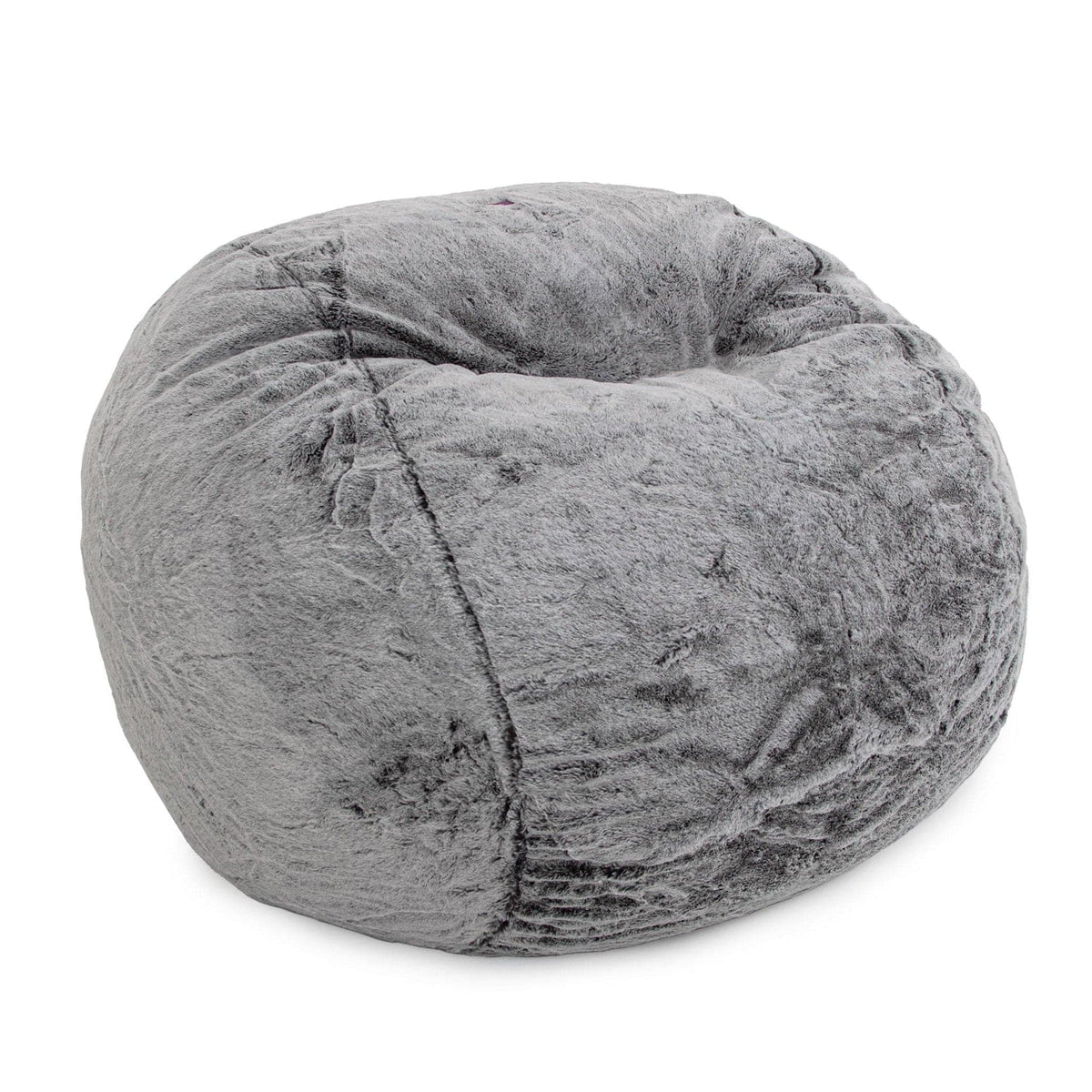 The Faux Chinchilla Bean Bag Convertible Bed - Queen Sized.