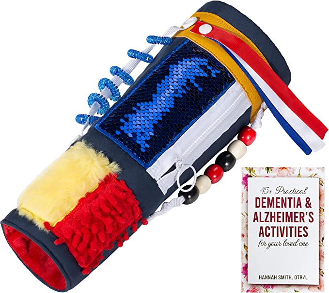 The Fidget and Sensory Sleeve for Adults with Alzheimer's and Dementia.