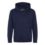 The front of the Navy Youth Fidget Hoodie.