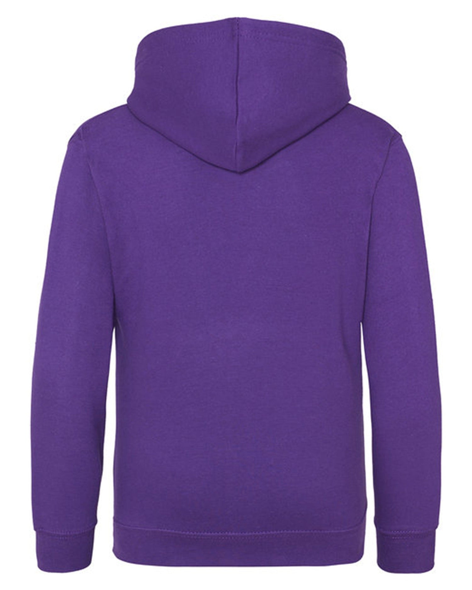 The back of the Pleasant Purple Youth Fidget Hoodie.