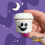 Boo Bucket Ghost Fidget Clicker Keychain.
