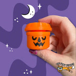 Boo Bucket Jack O' Lantern Fidget Clicker Keychain.