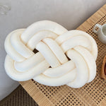 The White Fried Dough Twist Plush Sensory Pillow.