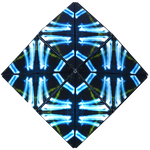 One of the designs created by the Duomoto Deluge Magnetic Puzzle.