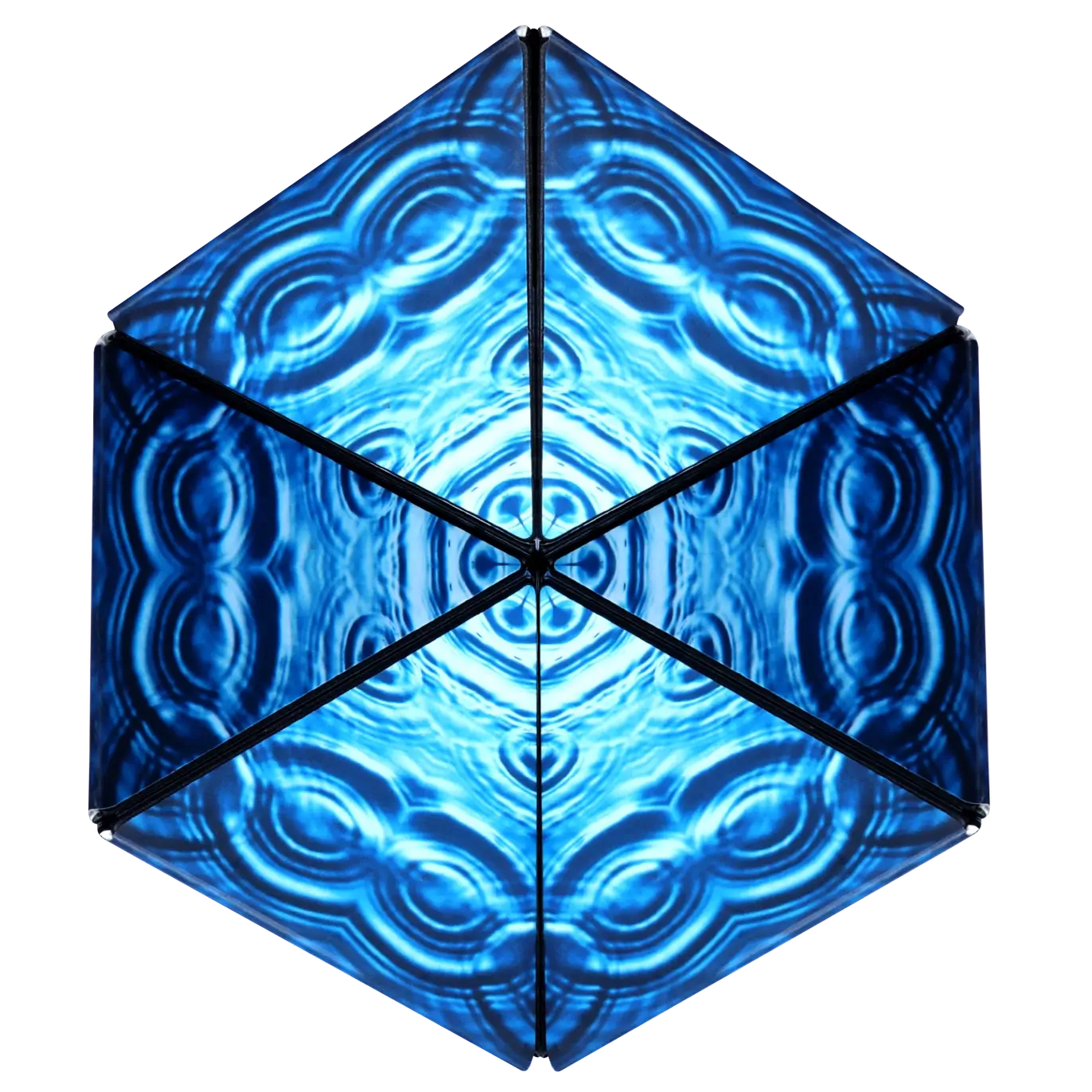 One of the designs created by the Duomoto Deluge Magnetic Puzzle.