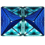 One of the designs created by the Duomoto Deluge Magnetic Puzzle.