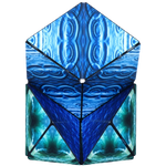 One of the designs created by the Duomoto Deluge Magnetic Puzzle.