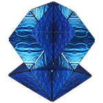 One of the designs created by the Duomoto Deluge Magnetic Puzzle.