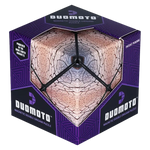 The Parched Duomoto Magnetic Puzzle Cube in its product package.