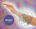 A Mozi Flow Ring glides down a raised arm.