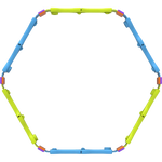 The Nockles Tactile Fidget Toy - Loop (5-Spoke). 