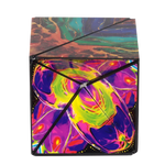 The Shashibo Octa Magnetic Puzzle Cube as a cube.