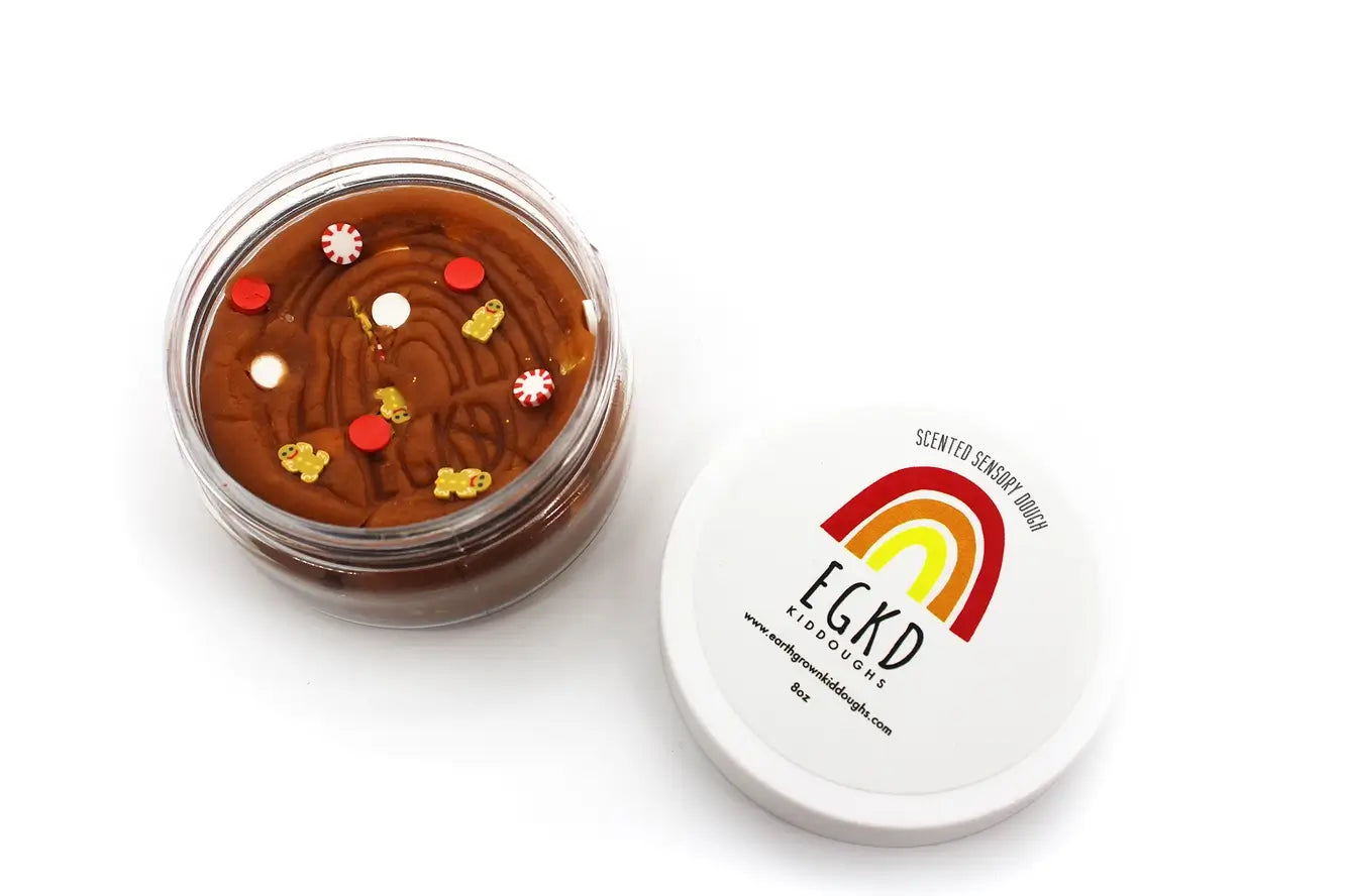 The Gingerbread Sprinkle Brown Gingerbread scented Mini KidDough.