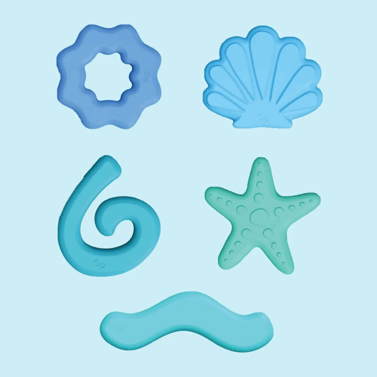 The blue silicone Fun Fillers.