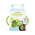 The Green Glo Pals Mini Sensory Jar and Silicone Fun Filler.