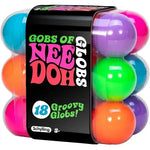 A package of colorful Gobs of Globs Teenie Nee Doh.