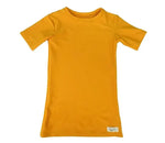 Gold Kozie 4-Way Nylon Classic Plain and Simple Compression Short Sleeve Shirt.