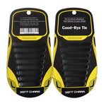 The Black Good-Bye Tie Shoe Laces.