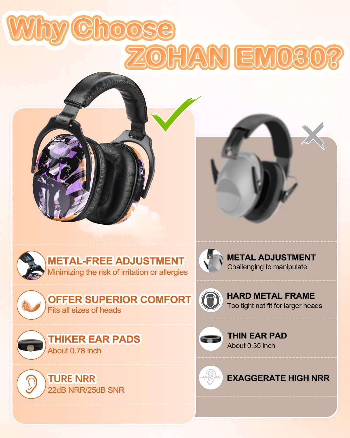 Graffiti Adjustable Noise Reducing Earmuffs.