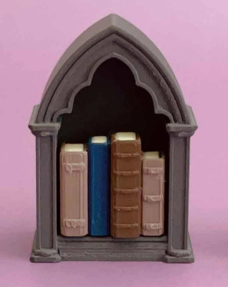 The 1x1 Gothic Library Click with Books.