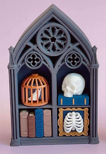 The 2x2 Gothic Library Clicker Fidget.