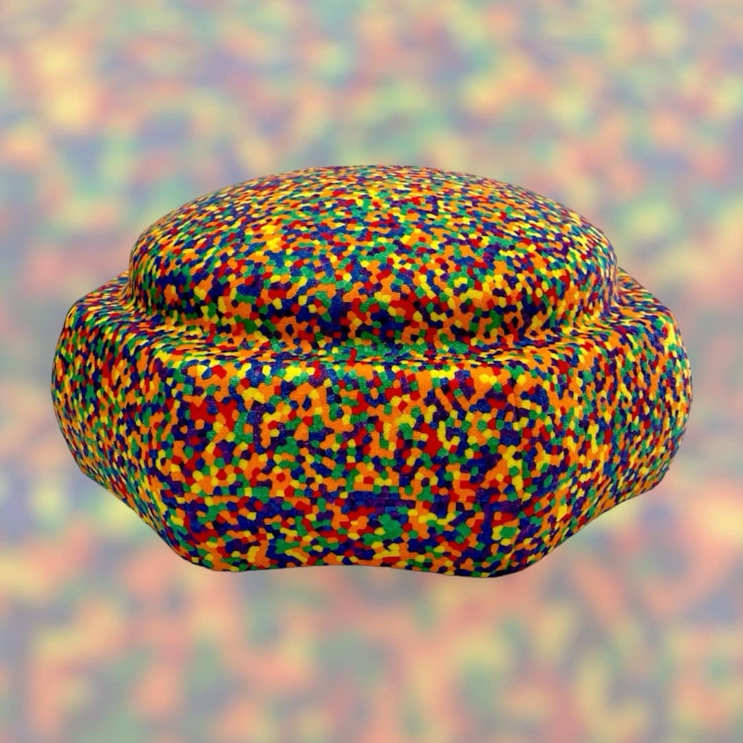 The Rainbow Confetti Stepping Stone.