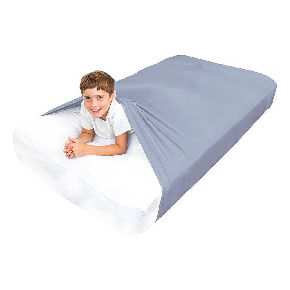 The grey Twin Compression Bed Sheet.