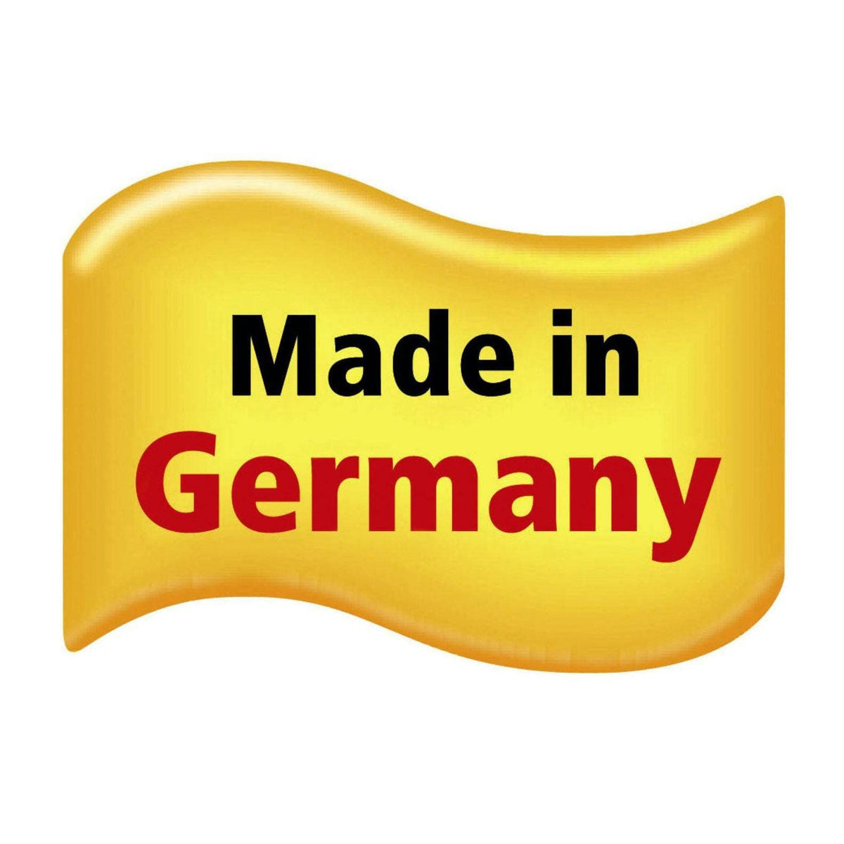 An infographic that says: Made in Germany.