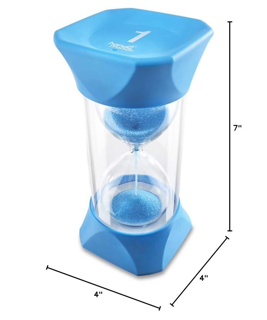 Sand Timer Tool hand2mind Jumbo 1 Minute Sand Timer – Sensory Tool House, LLC