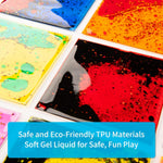 An infographic advertising the safe and eco-friendly TPU materials.