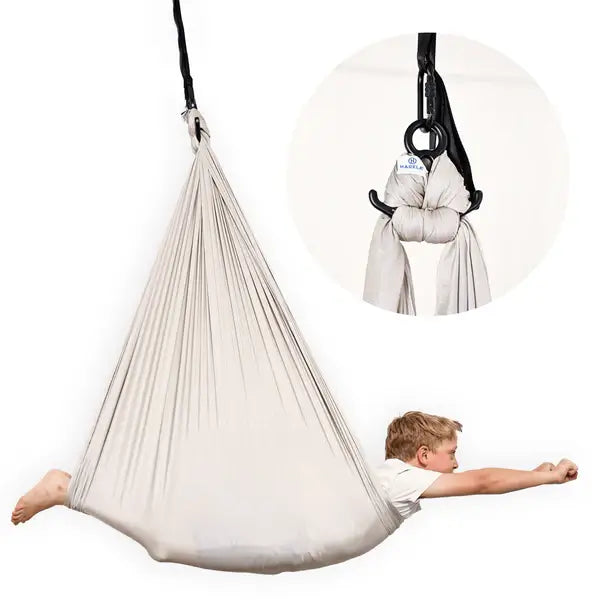 Harkla Sensory Compression Swing, Griege.